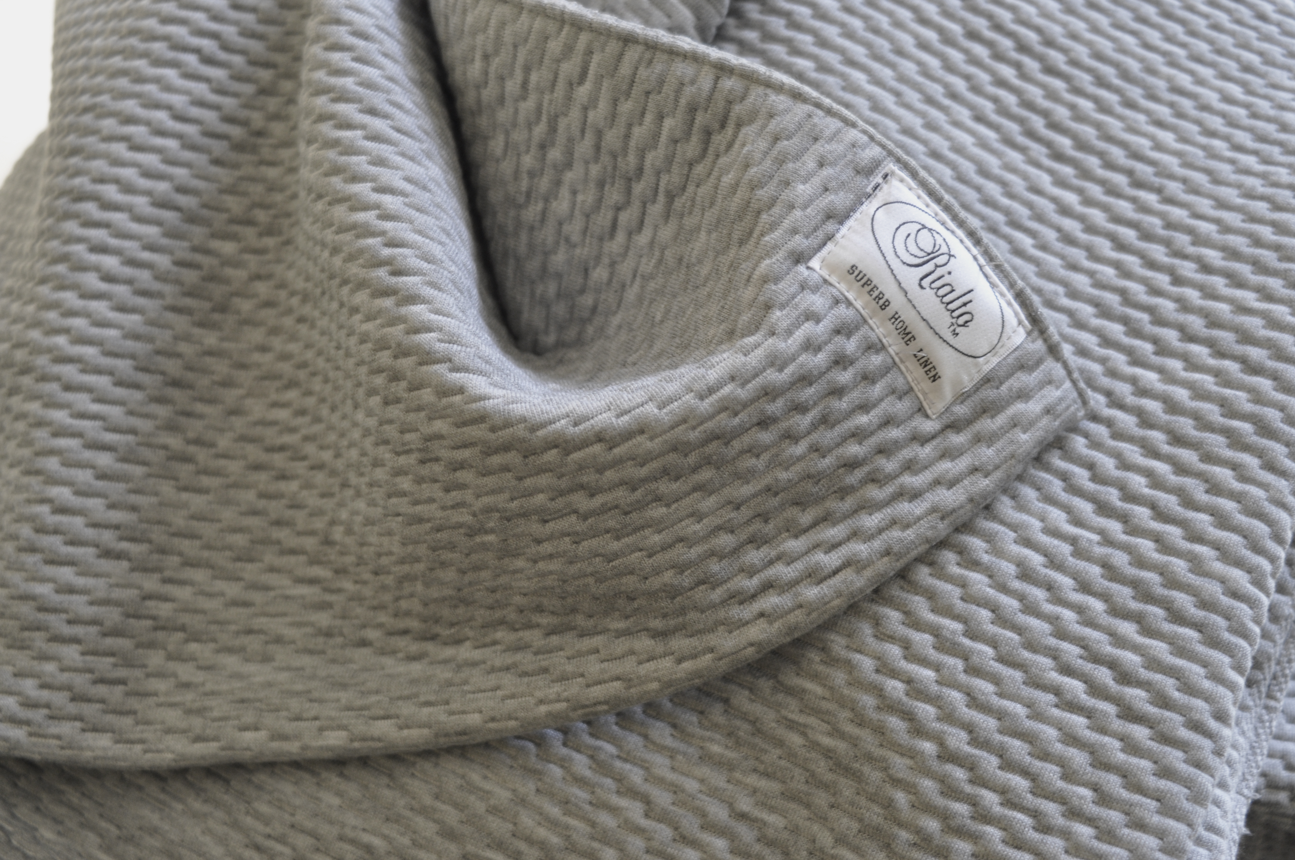 Textured grey Blanket